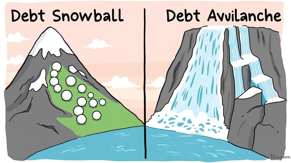debt snowball vs debt avalanche