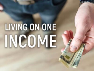 living on one income family