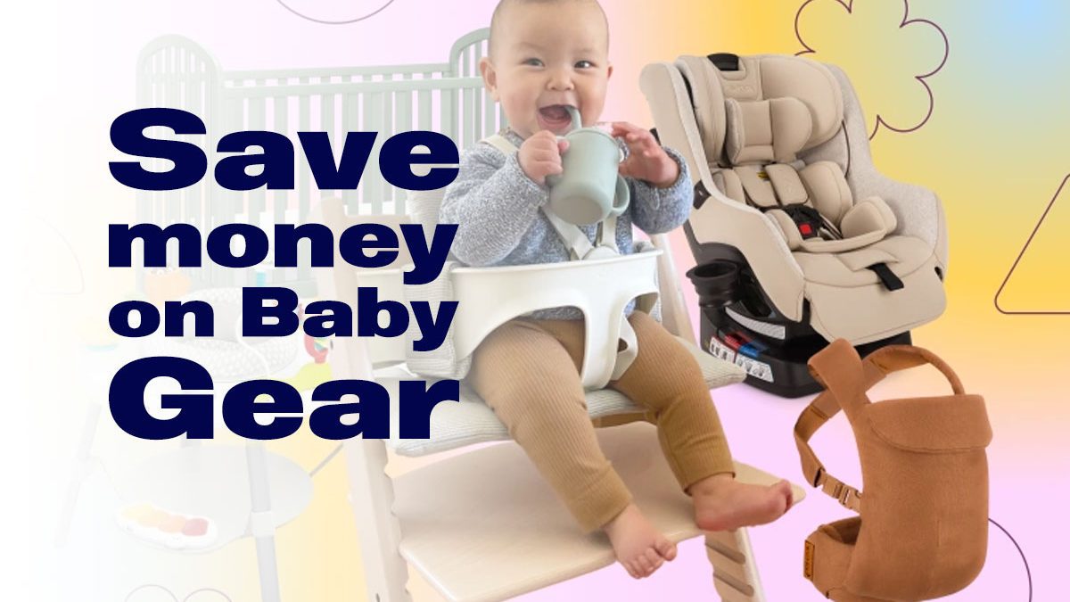 save money on baby gear