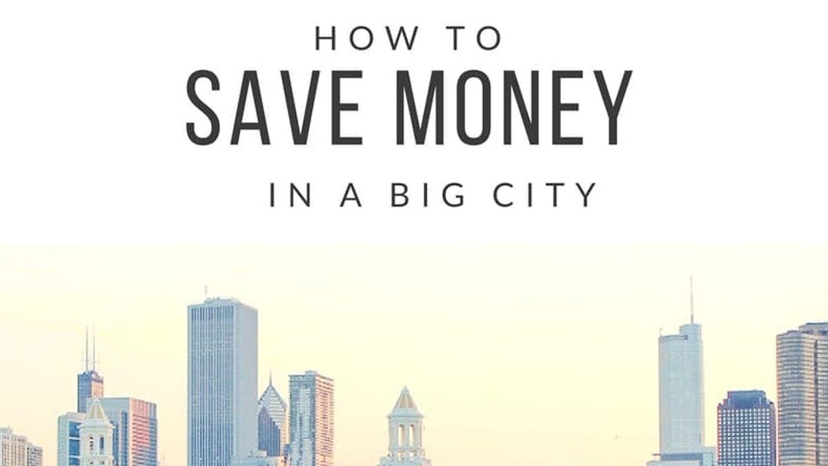 how to save money living in a big city