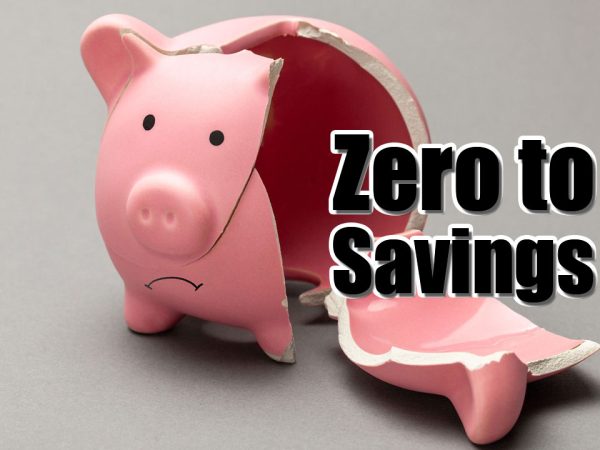 how to start saving with no money left