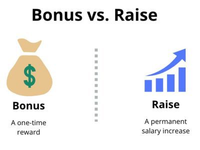 what to do with a bonus pay rise