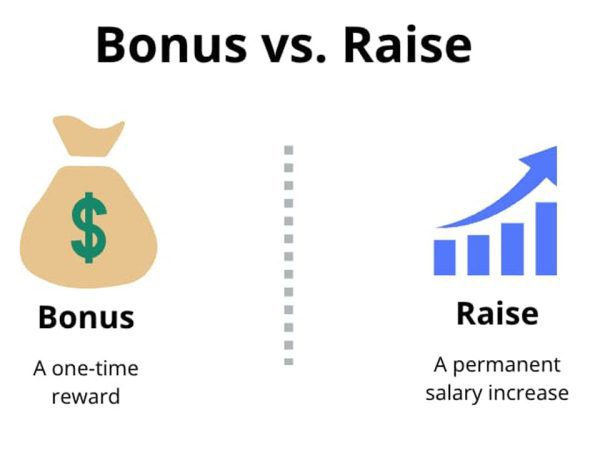 what to do with a bonus pay rise